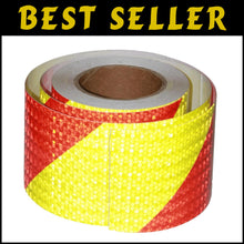 Load image into Gallery viewer, Industrial Waterproof Reflective Tape 4"x66' - Strong Adhesion for Night Safety