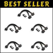 Load image into Gallery viewer, Premium OBD II 16 Pin Adapter – Male to Female, Flexible, 5 Pack for Diagnostics