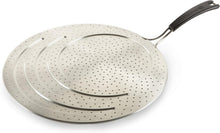 Load image into Gallery viewer, 13" Stainless Steel Splatter Guard with Stay-Cool Handle for A Cleaner Kitchen