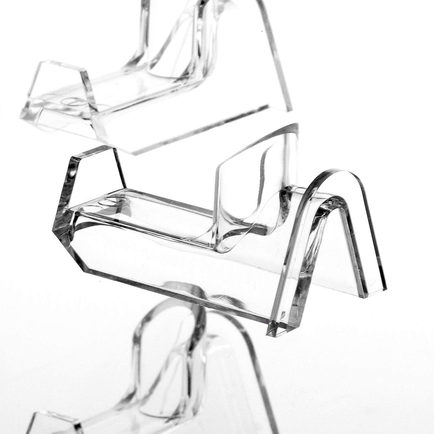 Elegant 24-Pair Acrylic Sunglass Organizer with Mirror - Stylish Eyewear Stand