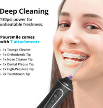 Load image into Gallery viewer, Rechargeable Cordless Water Flosser - Travel-Friendly Oral Hygiene Solution