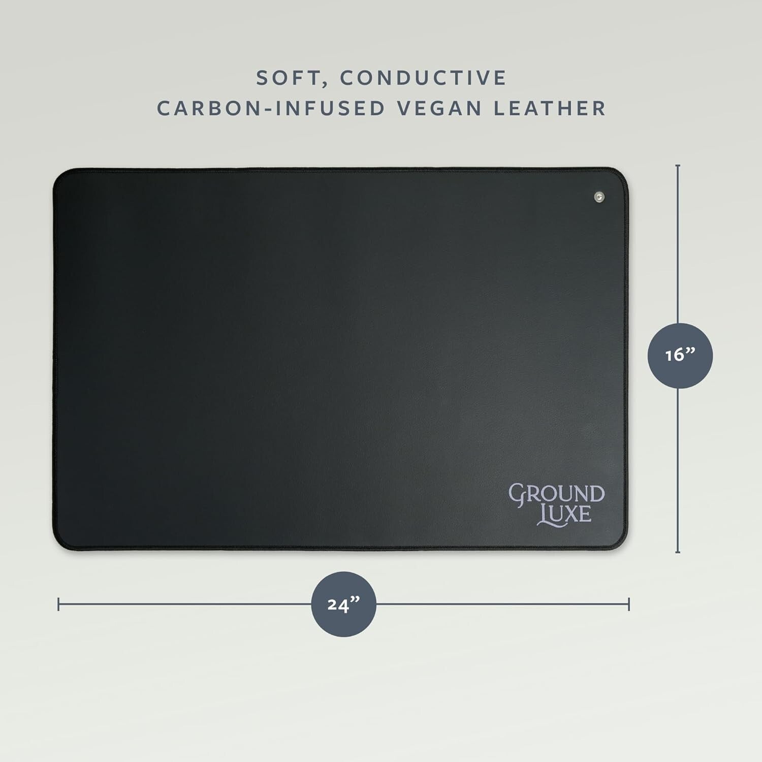 American-Owned Grounding Mat with Thick Vegan Surface - Wellness Anywhere You Go