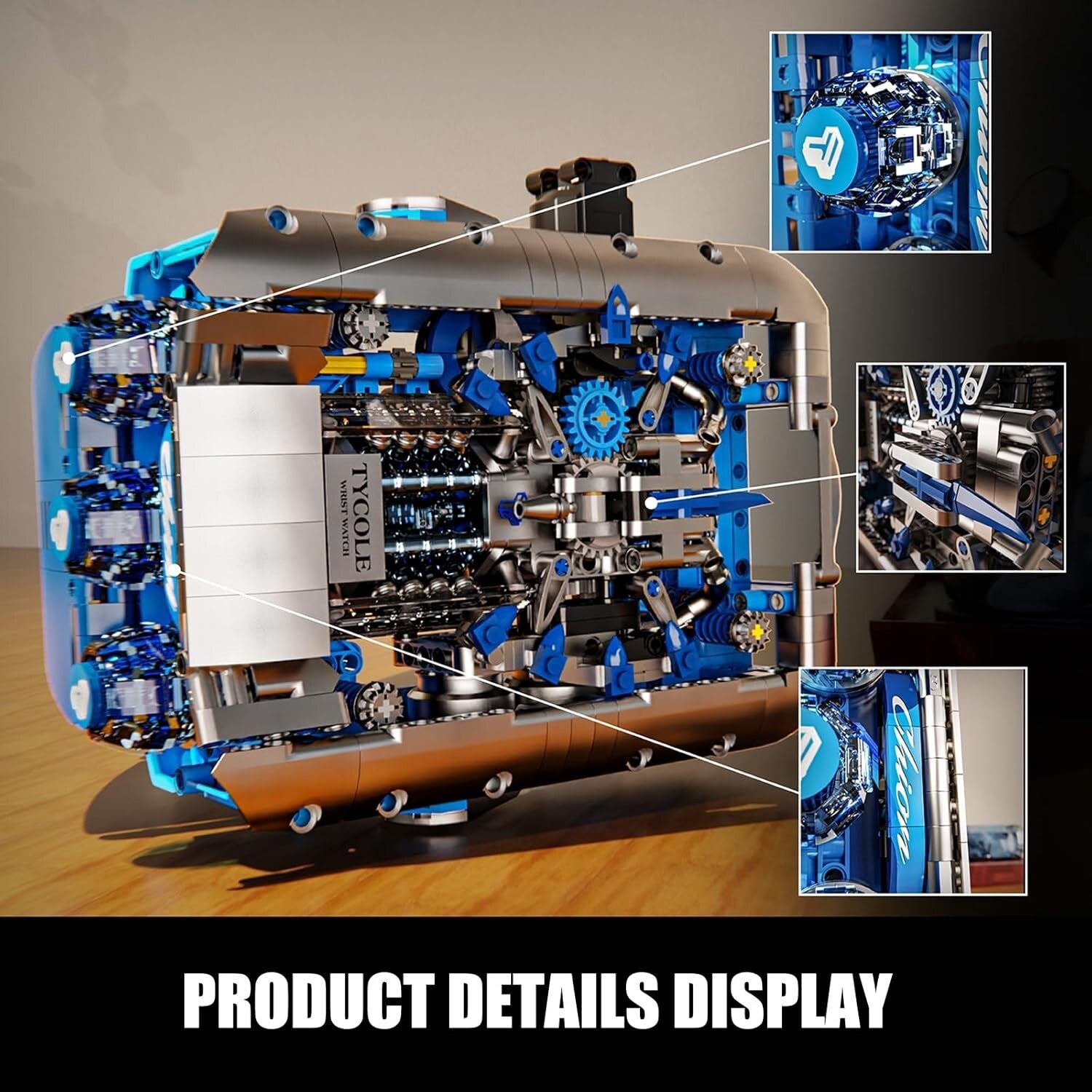 1006PCS TYCOLE Compatible Watch Building Set - Interactive STEM Toy for Ages 8+