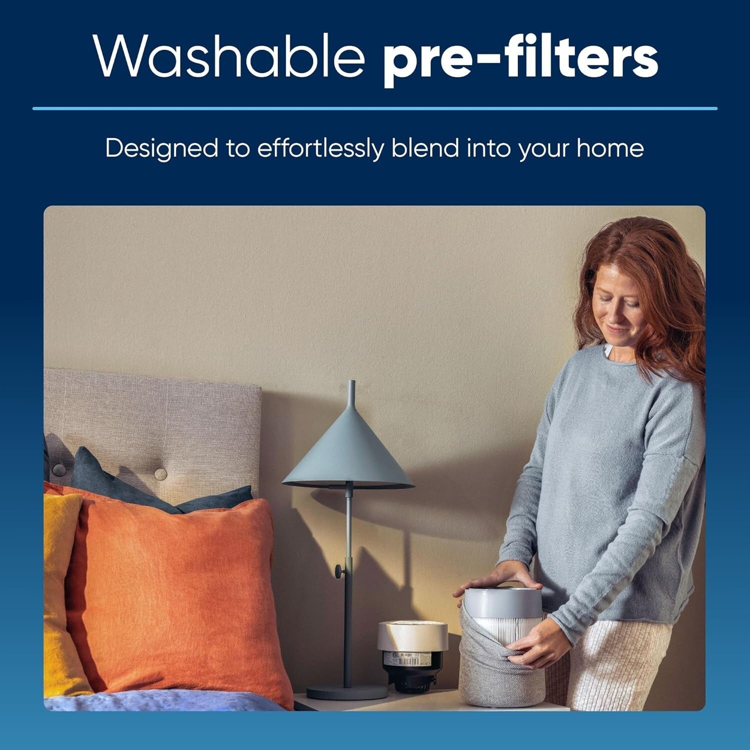 Whisper-Quiet Mini Air Purifier with HEPASilent Technology for Small Spaces