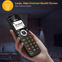 Load image into Gallery viewer, Long-Range 4-Handset Cordless Home Phone with Smart Call Blocker &amp; Speakerphone