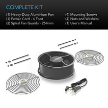 Load image into Gallery viewer, Heavy-Duty 10" Axial Fan with Dual Bearings - Ideal for Custom Cooling Projects