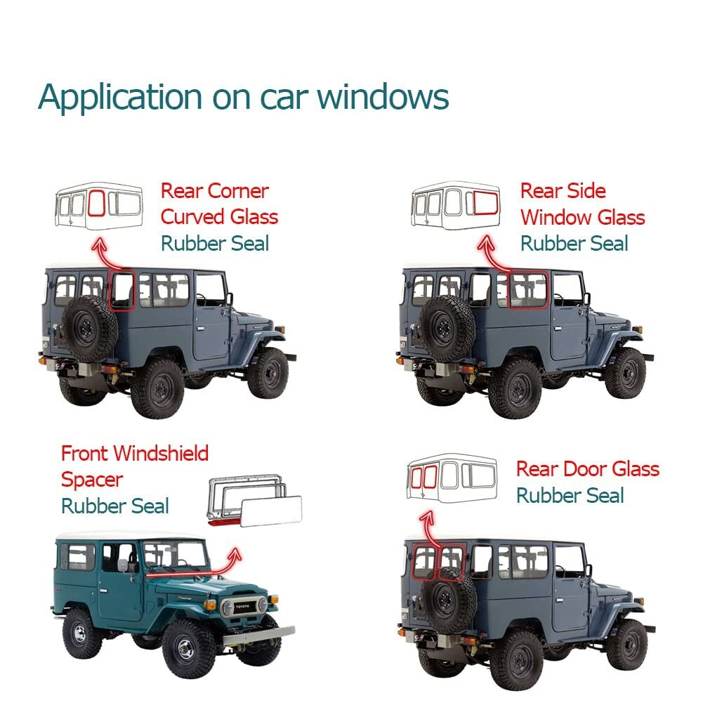 Flexible 26ft Window Locking Gasket, EPDM Seal for Boats and Safety Equipment