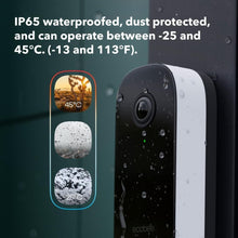 Load image into Gallery viewer, Smart HD 1080p Wired Video Doorbell Camera with Night Vision &amp; 2-Way Talk