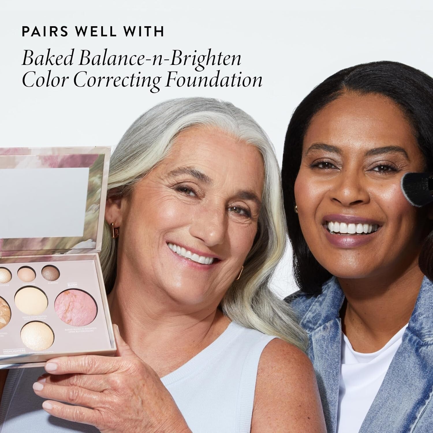 Baked Makeup Starter Kit: Full Face Palette & Balance-n-Brighten Foundation