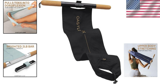 Durable Mobility Stretch Strap with Eco-Friendly Cork for Athletes & Therapists