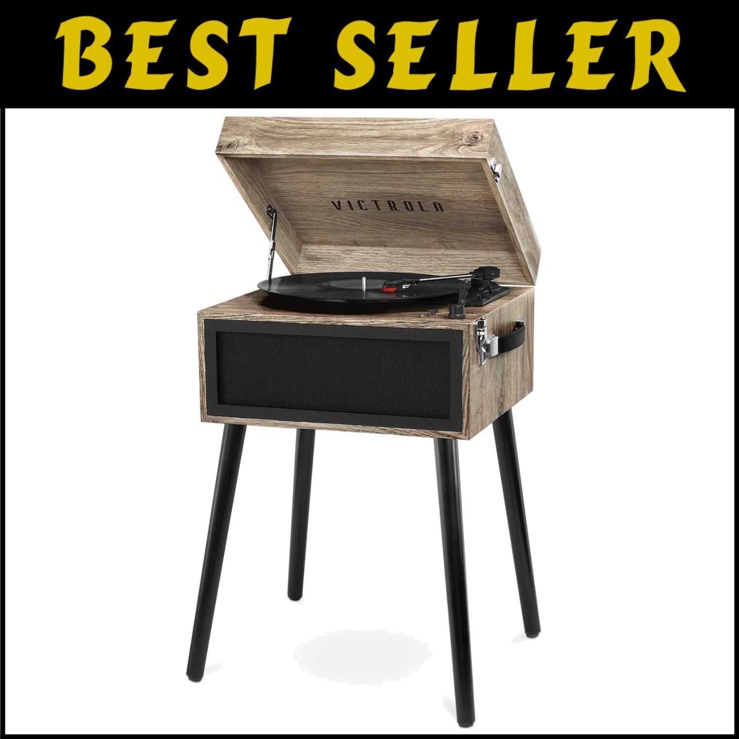 All-in-One 5-in-1 Music Center: Liberty Turntable with Bluetooth & USB Recording