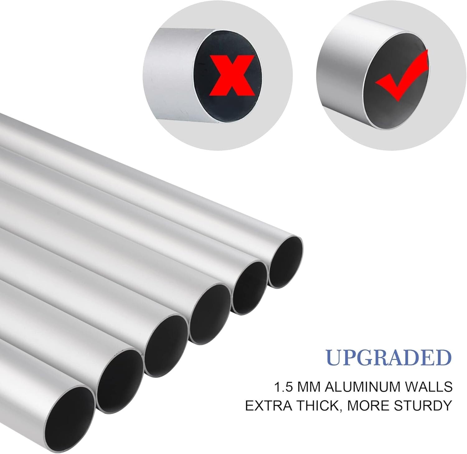 Durable 30FT Aluminum Flagpole with 3'x5' American Flag - Fly 2 Flags Easily