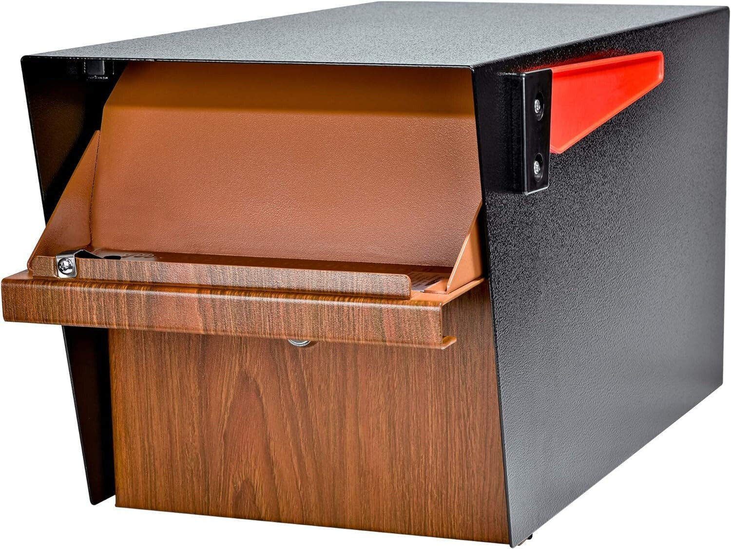 Elegant Locking Mailbox with Concealed Outgoing Clip & Vandal-Resistant Features