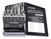 Load image into Gallery viewer, Precision Ground 18 Pc Metric Tap and Drill Set for Metalworking Efficiency