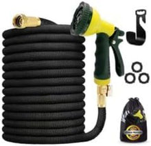 Load image into Gallery viewer, Lightweight 150ft Expandable Garden Hose with Brass Connectors &amp; Spray Nozzle