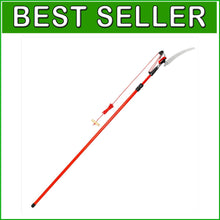 Load image into Gallery viewer, DualLink 10ft Extendable Tree Saw &amp; Pruner - Lightweight &amp; Powerful Red Tool