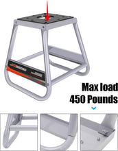 Load image into Gallery viewer, Universal Heavy-Duty Dirt Bike Stand - Detachable Anti-Slip Motorcycle Support