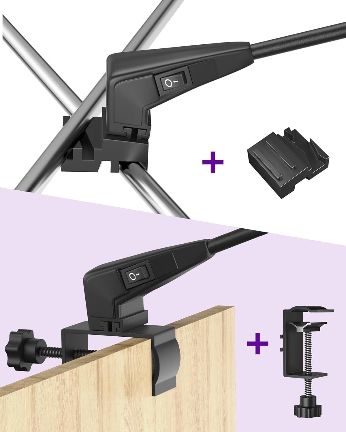 Adjustable COB LED Lighting: 2-Pack 20W Display Lights for Effective Trade Shows