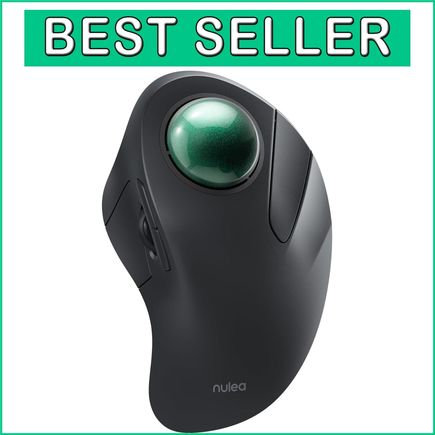 Precision Ergonomic Trackball Mouse, Rechargeable, Ideal for Office and Home Use