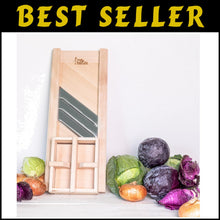 Load image into Gallery viewer, Traditional Manual Cabbage Shredder with Stainless Steel Blades for Sauerkraut