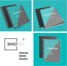 Load image into Gallery viewer, All-in-One 200 Pack Binding Covers - 100 Clear PVC and 100 Sand-Textured Options