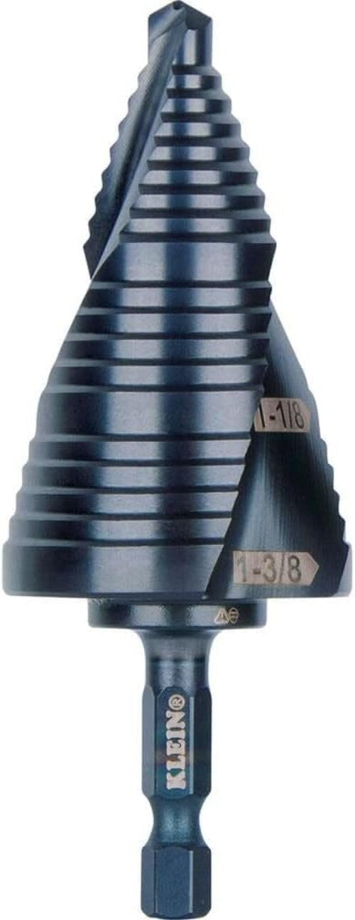 Professional Step Drill Bit with Laser Markings for Easy Size Identification