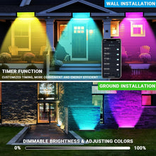 Load image into Gallery viewer, Remote-Controlled 2-Pack LED Stage Wash Light Bar - Perfect for Events &amp; Parties