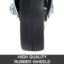 Load image into Gallery viewer, Durable 8 x 2 Inch Heavy-Duty Swivel Casters with Double Lock - 1100LBS Capacity