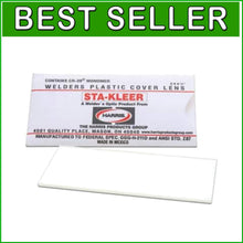 Load image into Gallery viewer, 100 Pack Clear Plastic Lens Covers for Welding Helmet - 2" x 4.25" Size