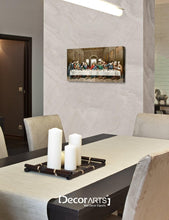 Load image into Gallery viewer, Giclee Canvas Print of The Last Supper by Leonardo da Vinci - 24x12 Art Decor