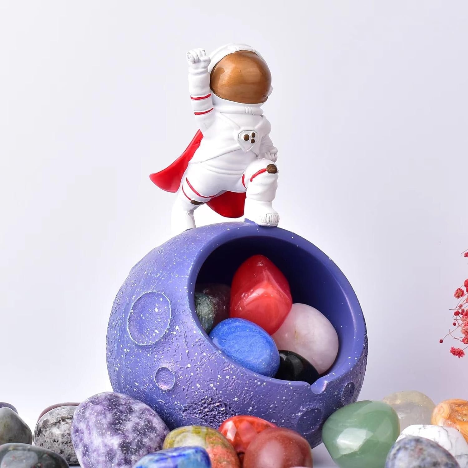 Extra Large Polished Stone Set: 25 Mixed Gemstones for Reiki & Chakra Balancing