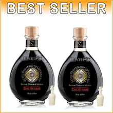 Load image into Gallery viewer, Oro Gold Barrel Aged Balsamic Vinegar from Modena - Pack of 2, 8.45 fl oz Each