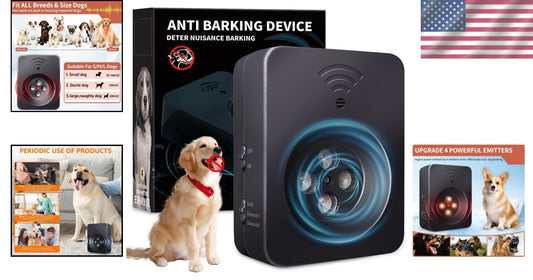 Durable USB Rechargeable Dog Barking Control Device - Indoor/Outdoor Use