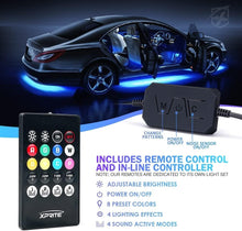 Load image into Gallery viewer, Dynamic 8Pcs RGB LED Strip Kit for Vehicles - Bluetooth &amp; Remote with Music Sync