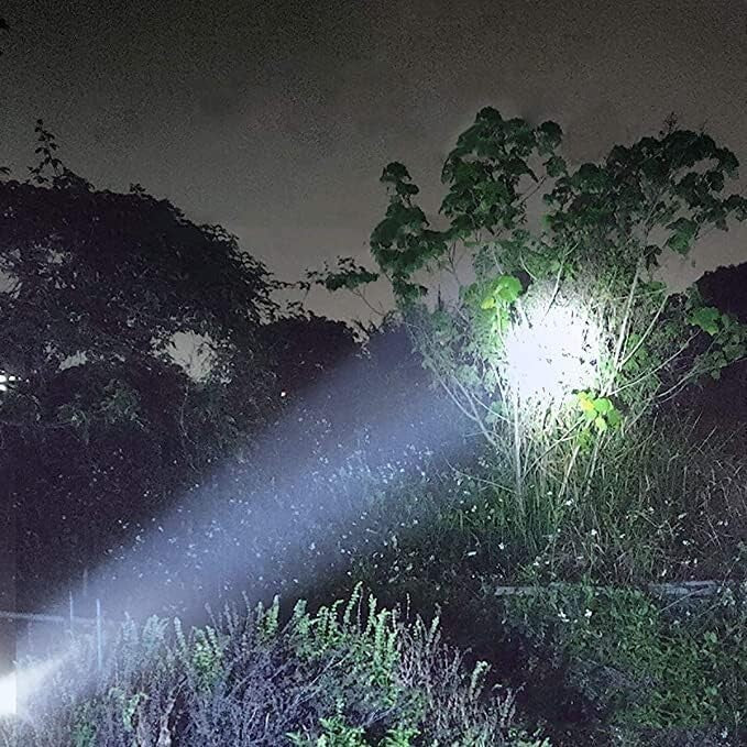 High Brightness 1000 Lumens LED Flashlights - 4 Pack with Emergency Power Supply