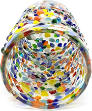 Load image into Gallery viewer, Unique 14 oz Multicolor Drinking Glasses - Eco-Friendly, Lead-Free &amp; Reusable