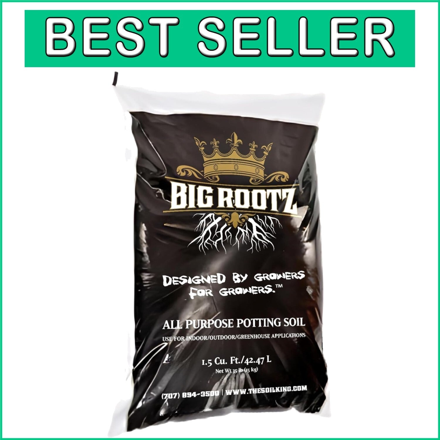 All-Purpose pH Adjusted Organic Soil for Indoor & Outdoor Plants - 40 lb