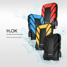 Load image into Gallery viewer, IP68 Waterproof 2TB Portable Hard Drive - Shockproof USB 3.1 Storage Solution