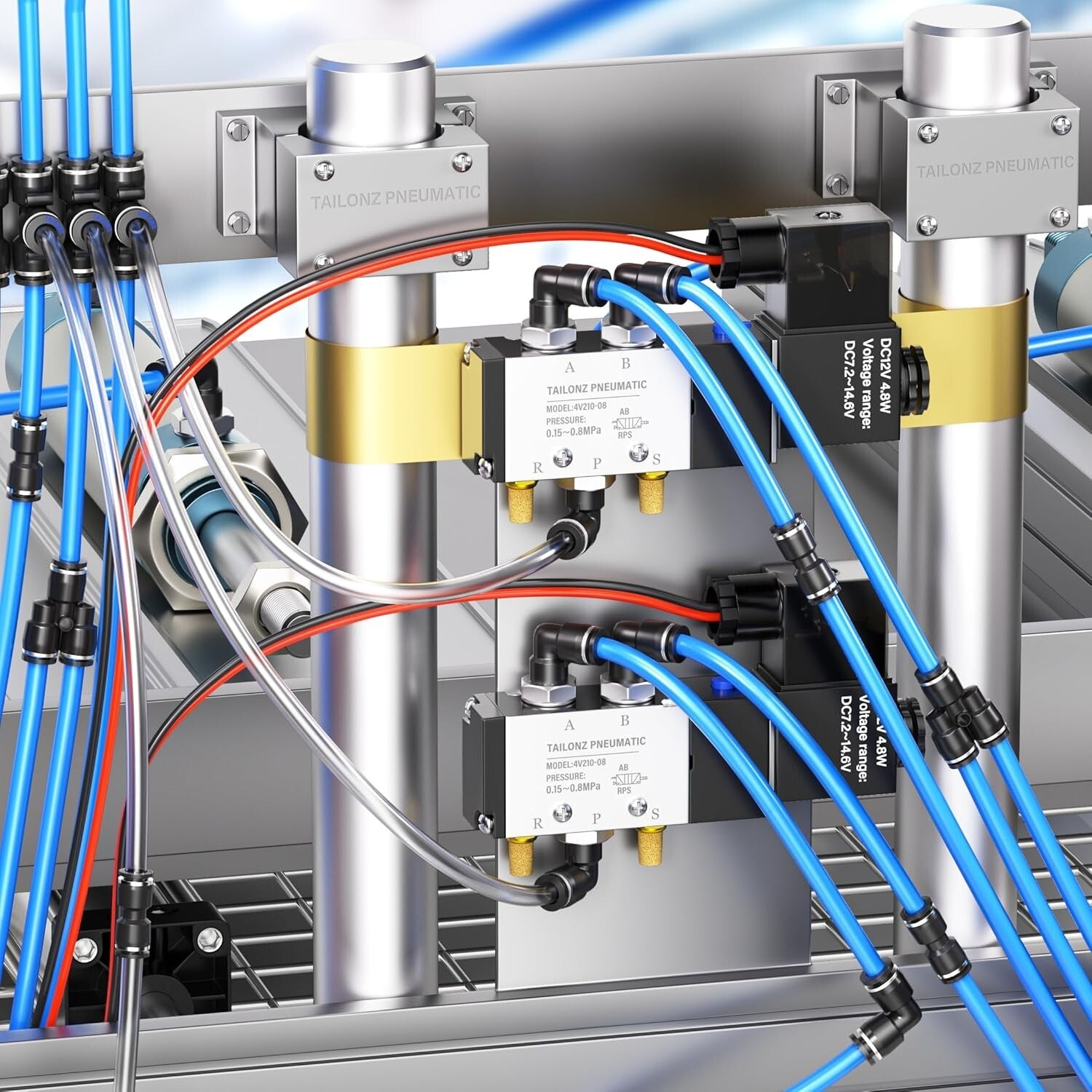Durable 1/2 Inch NPT Male Elbow Connectors - 20 Pack of 90-Degree Fittings