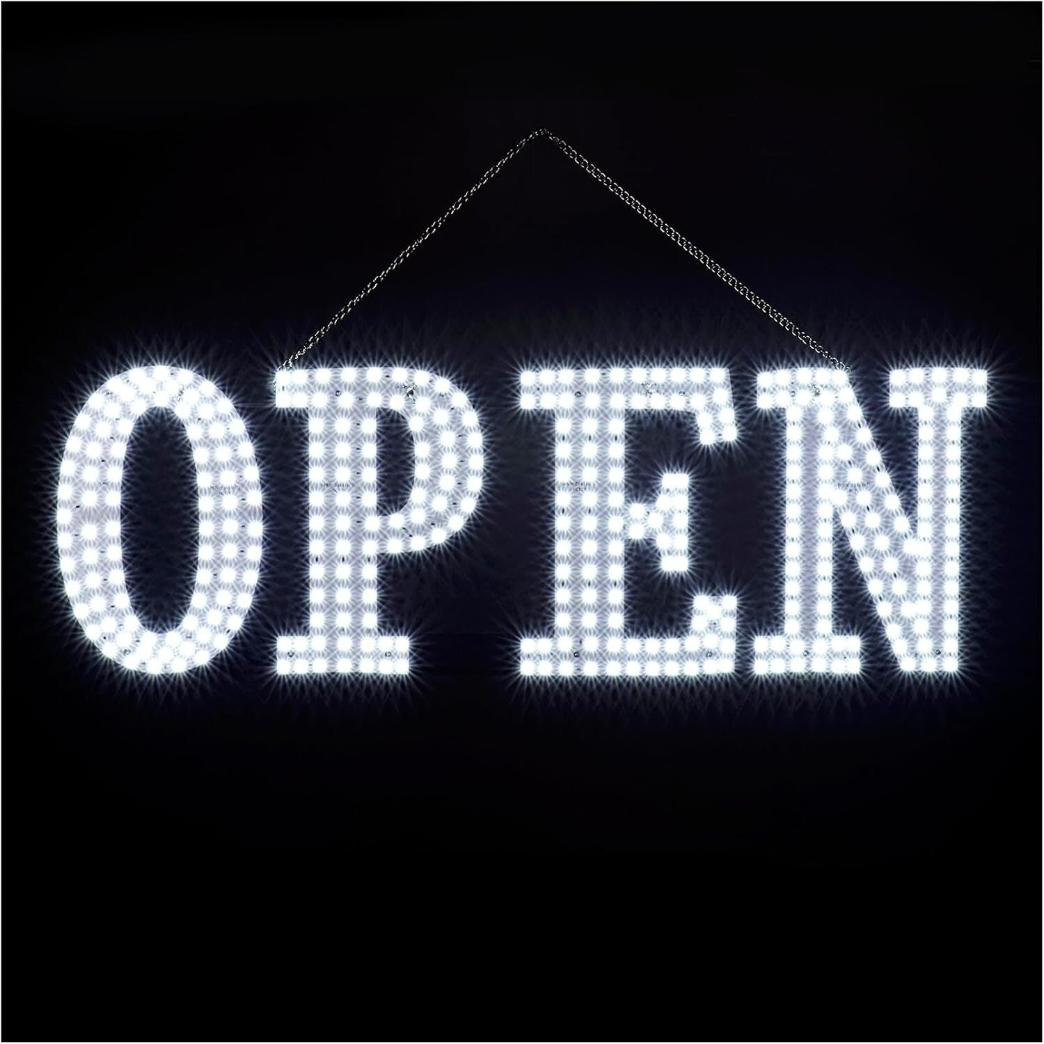 High Visibility LED Open Sign 40" x 14" - Ideal for Shops, Offices & Restaurants
