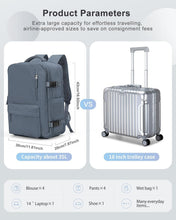 Load image into Gallery viewer, Multi-Functional Business Backpack for Women - Waterproof &amp; Organized for Travel