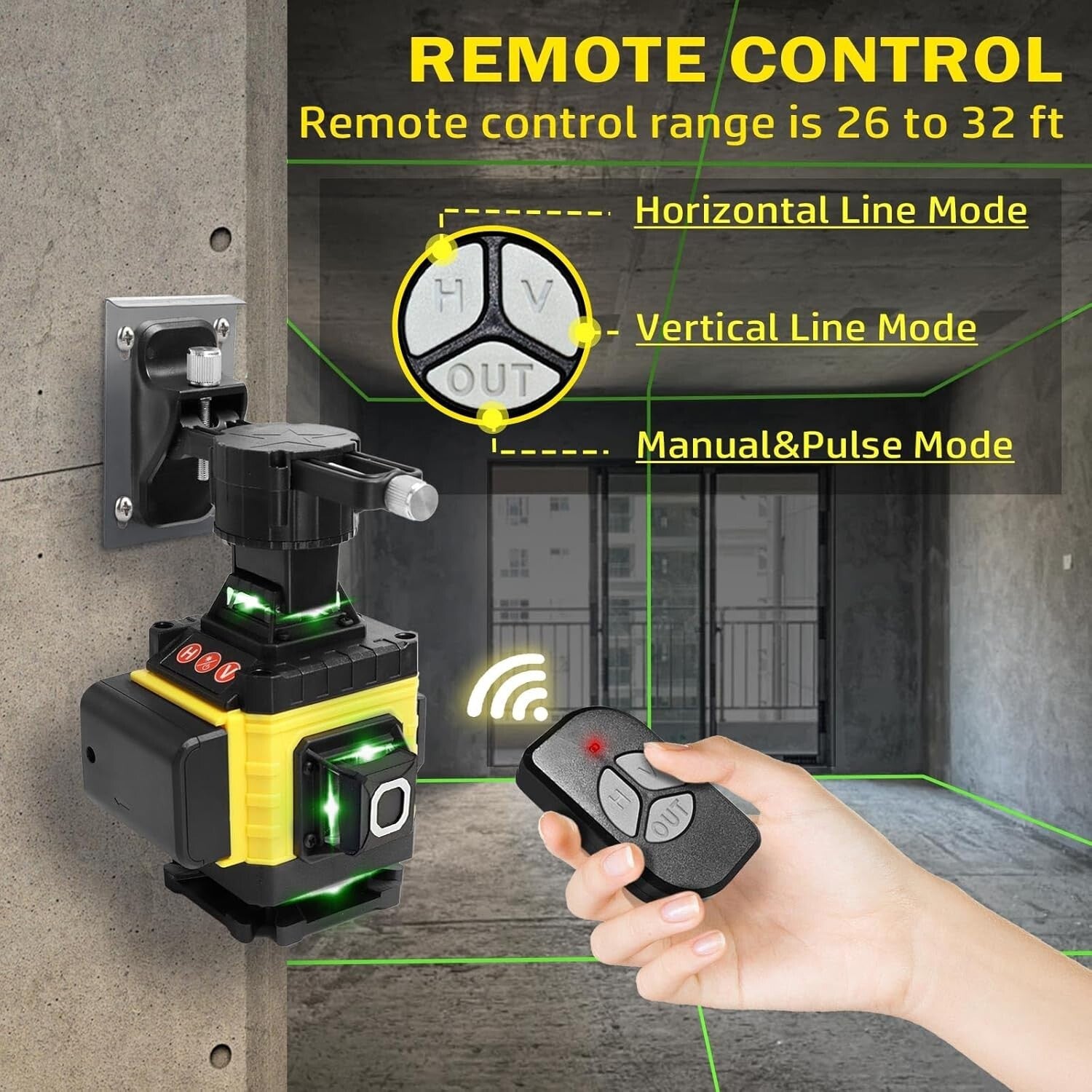 Rechargeable Laser Level with 16 Lines and Tripod – Accurate Home Renovations