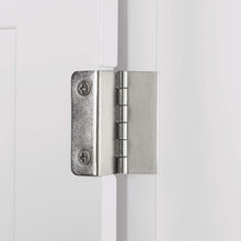 Load image into Gallery viewer, Stylish Wall Mount Storage Cabinet with Open Shelf for Toiletries - White Finish