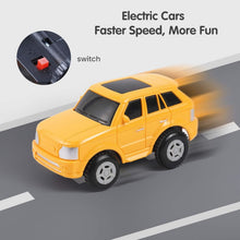Load image into Gallery viewer, Flexible Race Track Set with Construction Vehicles - Safe for Kids 3-6 Years