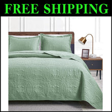 Load image into Gallery viewer, Modern Coin Pattern King Quilt Set - Soft, Durable Bedspread for All Seasons