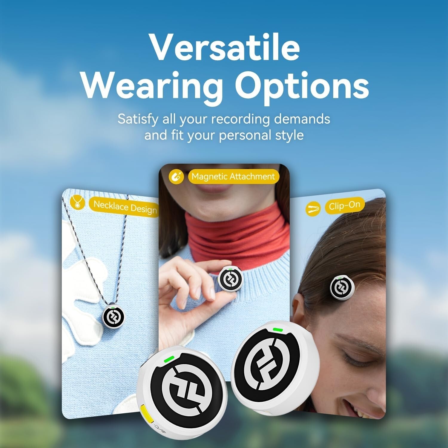 Lark M2 Wireless Lavalier Microphone - Instant Pairing, Omnidirectional Audio