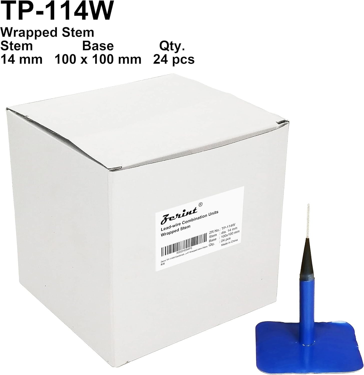 Efficient Tire Repair Kit - 24 Pcs Wrapped Stem & Patch Combo for Quick Repairs