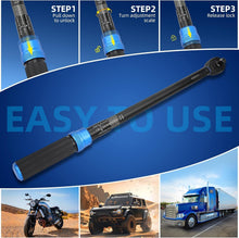Load image into Gallery viewer, Professional 1/2-Inch Drive Click Torque Wrench - Dual-Directional 25-250FT.LB