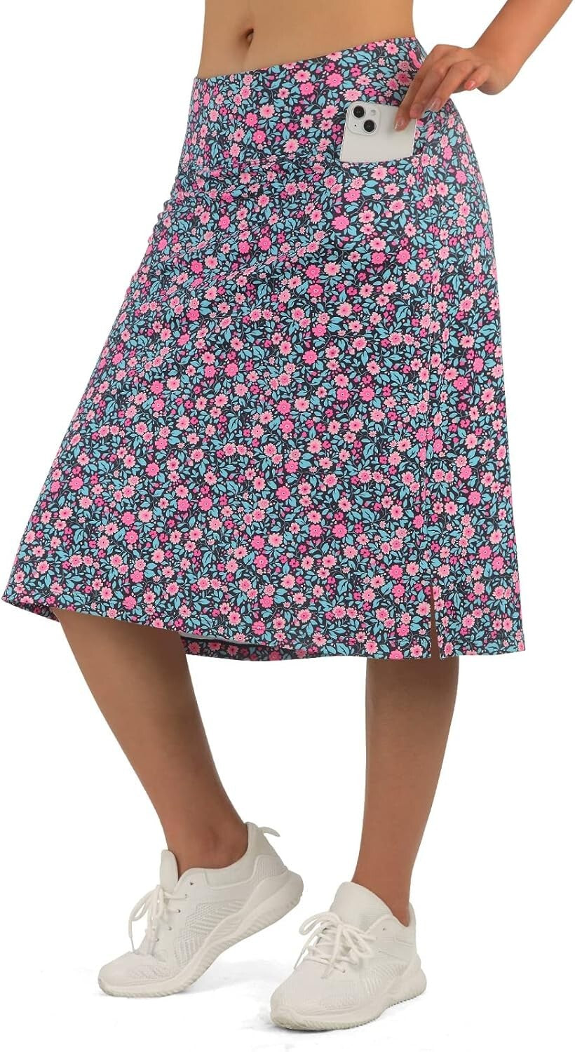 Breathable & Trendy Women's Athletic Skorts with Liner Shorts and Pockets