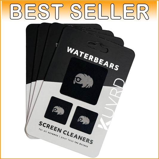Featherweight & Resilient Screen Cleaner Set - 4-PAD Options for All Needs